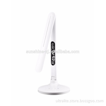 Wood Base Battery Operated Mini Table Lamp
